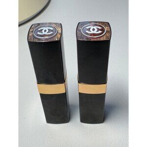 Bundle of 2 CHANEL Rouge Coco Flash Lipsticks/Lip Color, Amour and Dominant